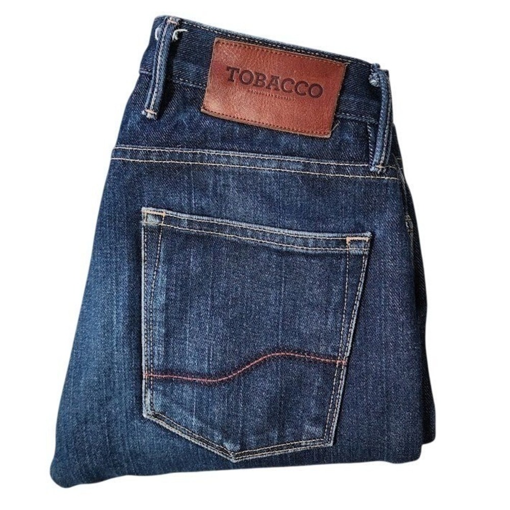 TOBACCO JEANS Runaways Indigo Protective Riding Jeans Kevlar Lined 29